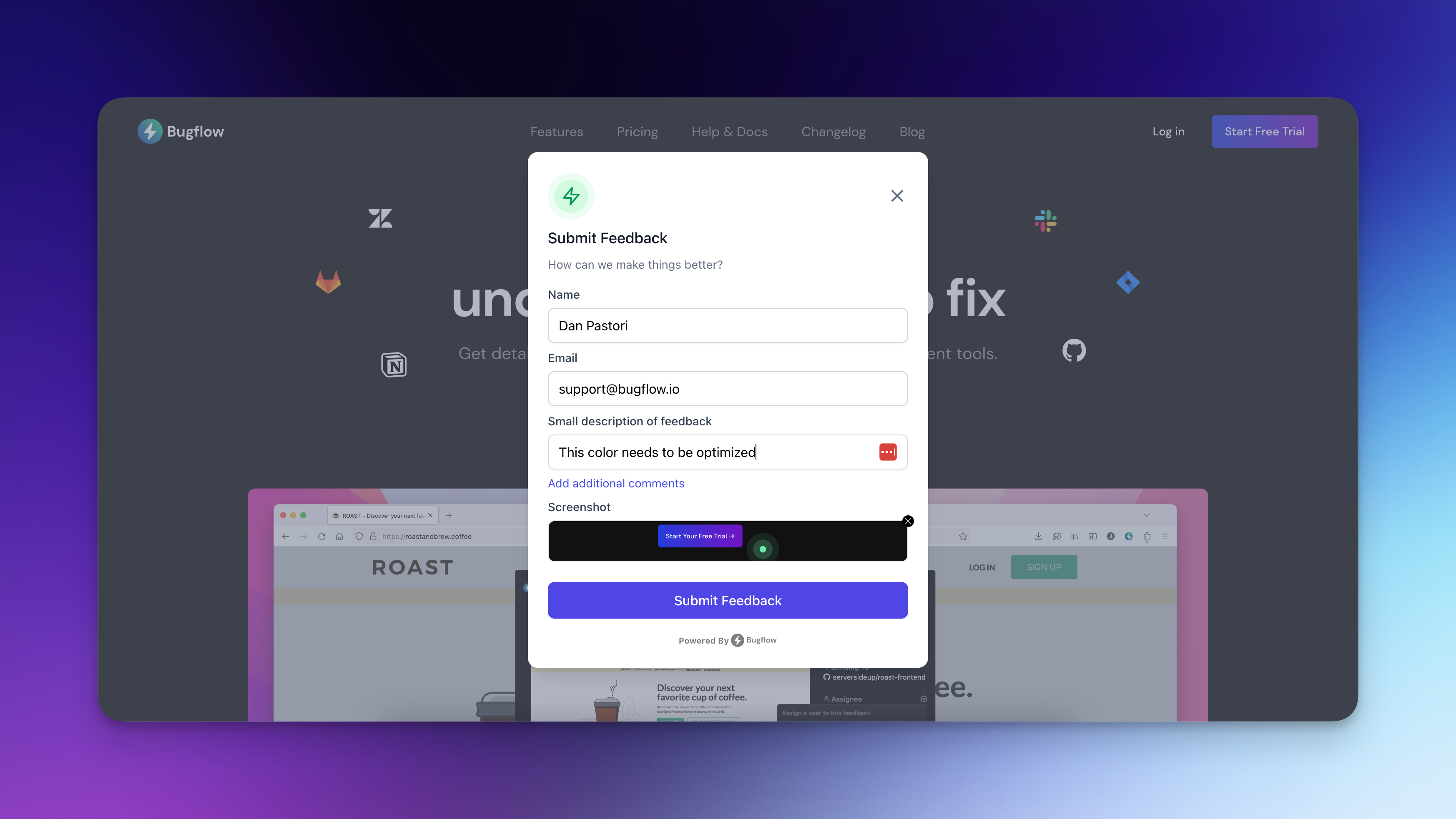 Guest Feedback Embed